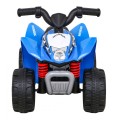 Quad Honda 250X TRX dobíjecí modrá + houkačka + LED + eko kůže