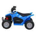 Quad Honda 250X TRX dobíjecí modrá + houkačka + LED + eko kůže