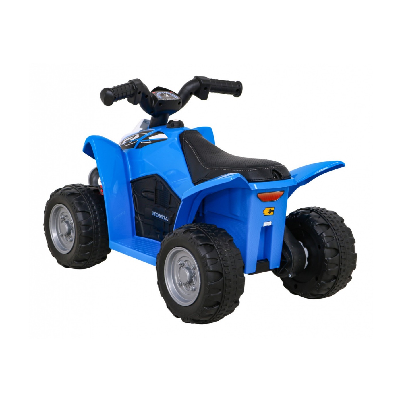 Quad Honda 250X TRX dobíjecí modrá + houkačka + LED + eko kůže