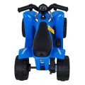 Quad Honda 250X TRX dobíjecí modrá + houkačka + LED + eko kůže