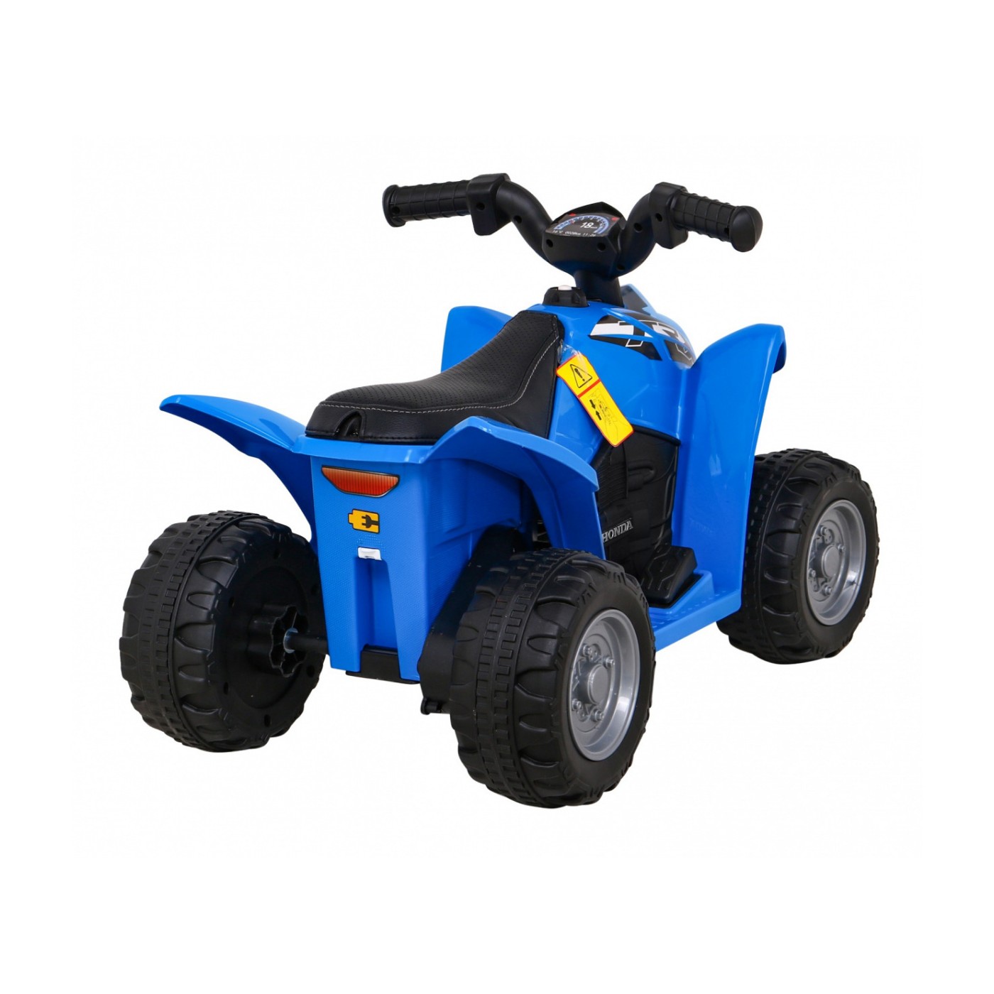 Quad Honda 250X TRX dobíjecí modrá + houkačka + LED + eko kůže