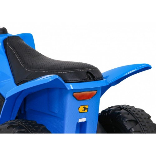 Quad Honda 250X TRX dobíjecí modrá + houkačka + LED + eko kůže