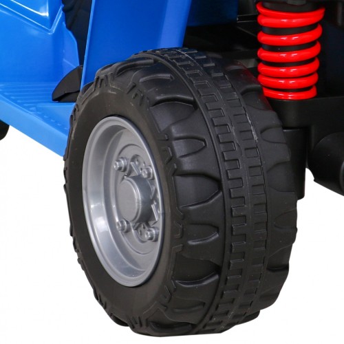 Quad Honda 250X TRX dobíjecí modrá + houkačka + LED + eko kůže