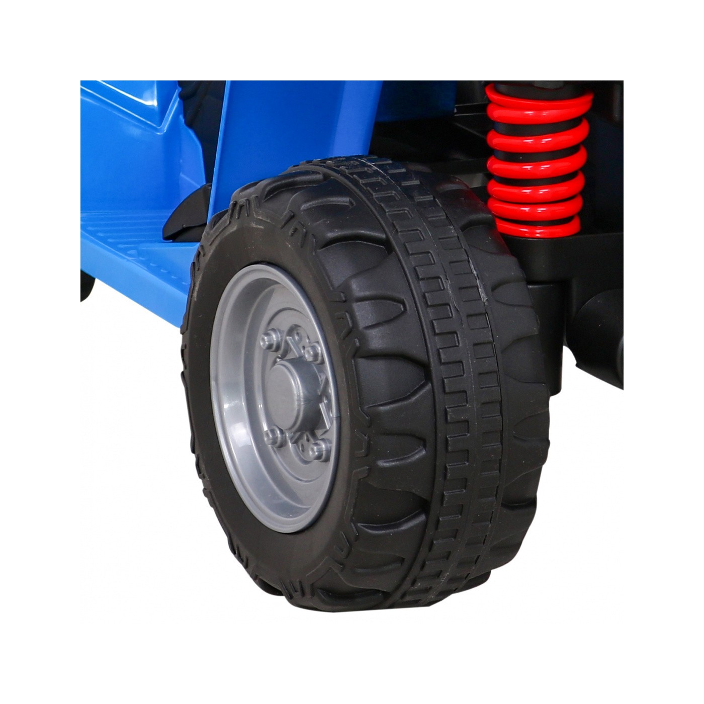 Quad Honda 250X TRX dobíjecí modrá + houkačka + LED + eko kůže