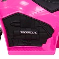 Quad Honda 250X TRX dobíjecí růžová + houkačka + LED + eko kůže