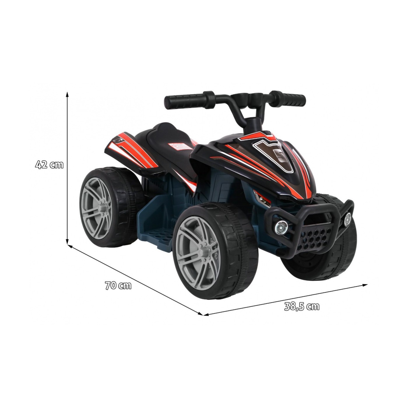 Quad Little Monster Baterie Nejmladší černý Naped 25W