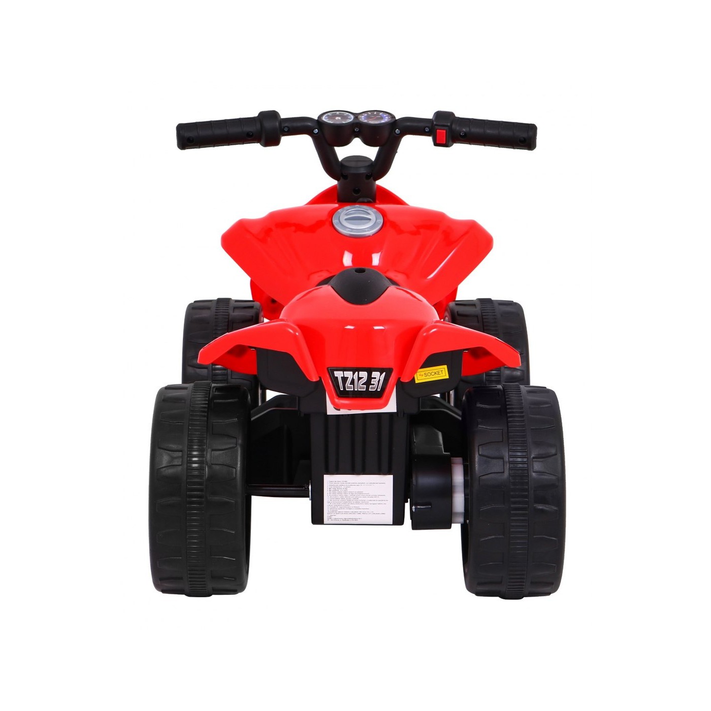 Quad Little Monster na baterii pro nejmladší červená Naped 25W