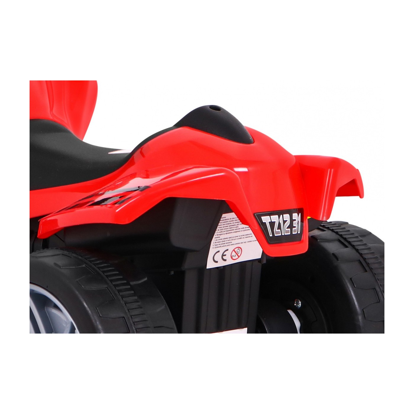 Quad Little Monster na baterii pro nejmladší červená Naped 25W