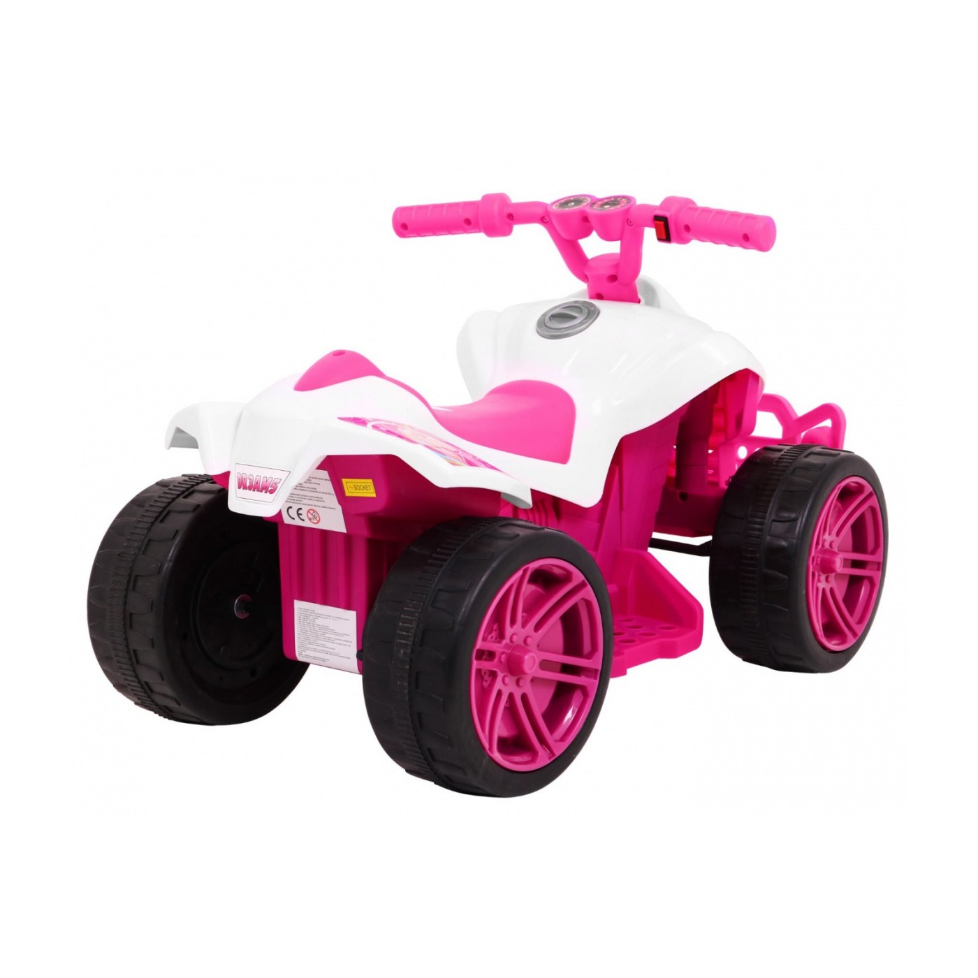 Vozidlo Quad Little Monster růžový