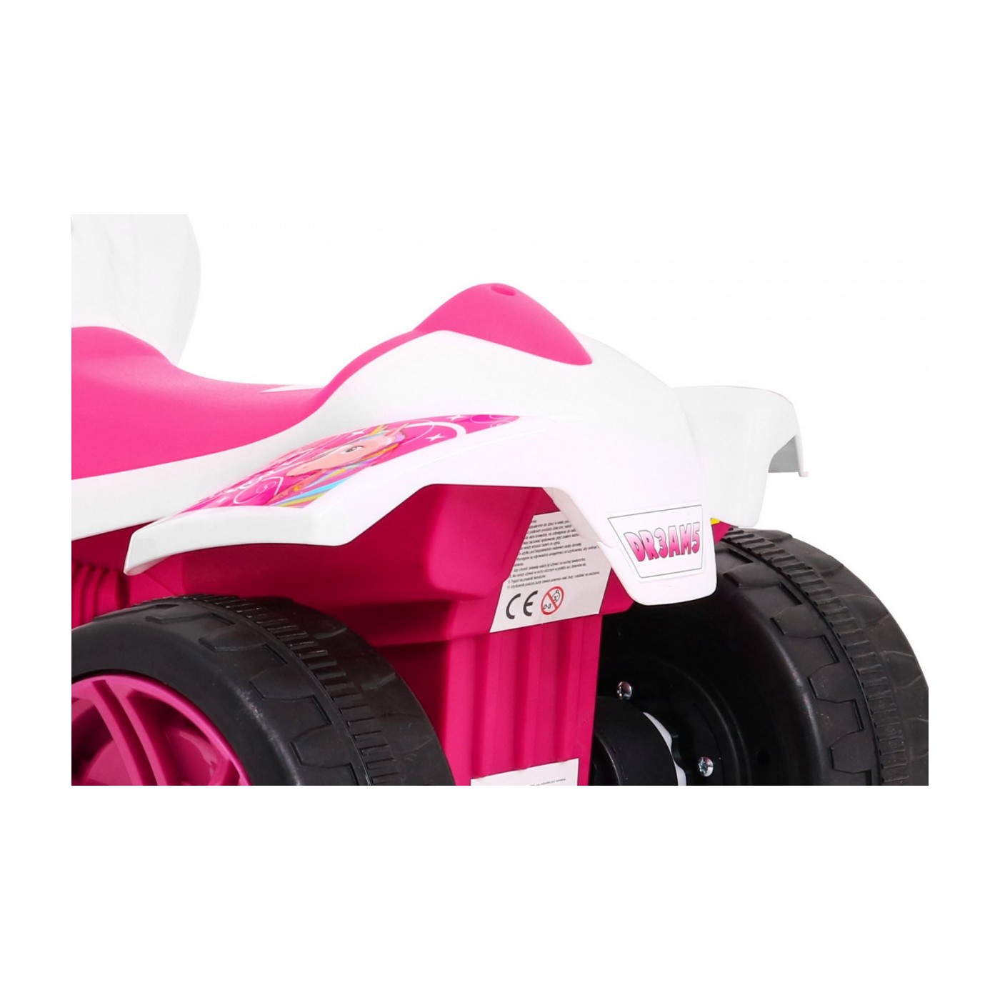 Vozidlo Quad Little Monster růžový