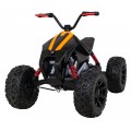 Quad Lucky Seven dobíjecí černá EVA kola pomalý start LED MP3 USB
