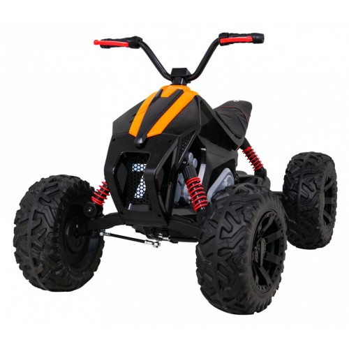 Quad Lucky Seven dobíjecí černá EVA kola pomalý start LED MP3 USB