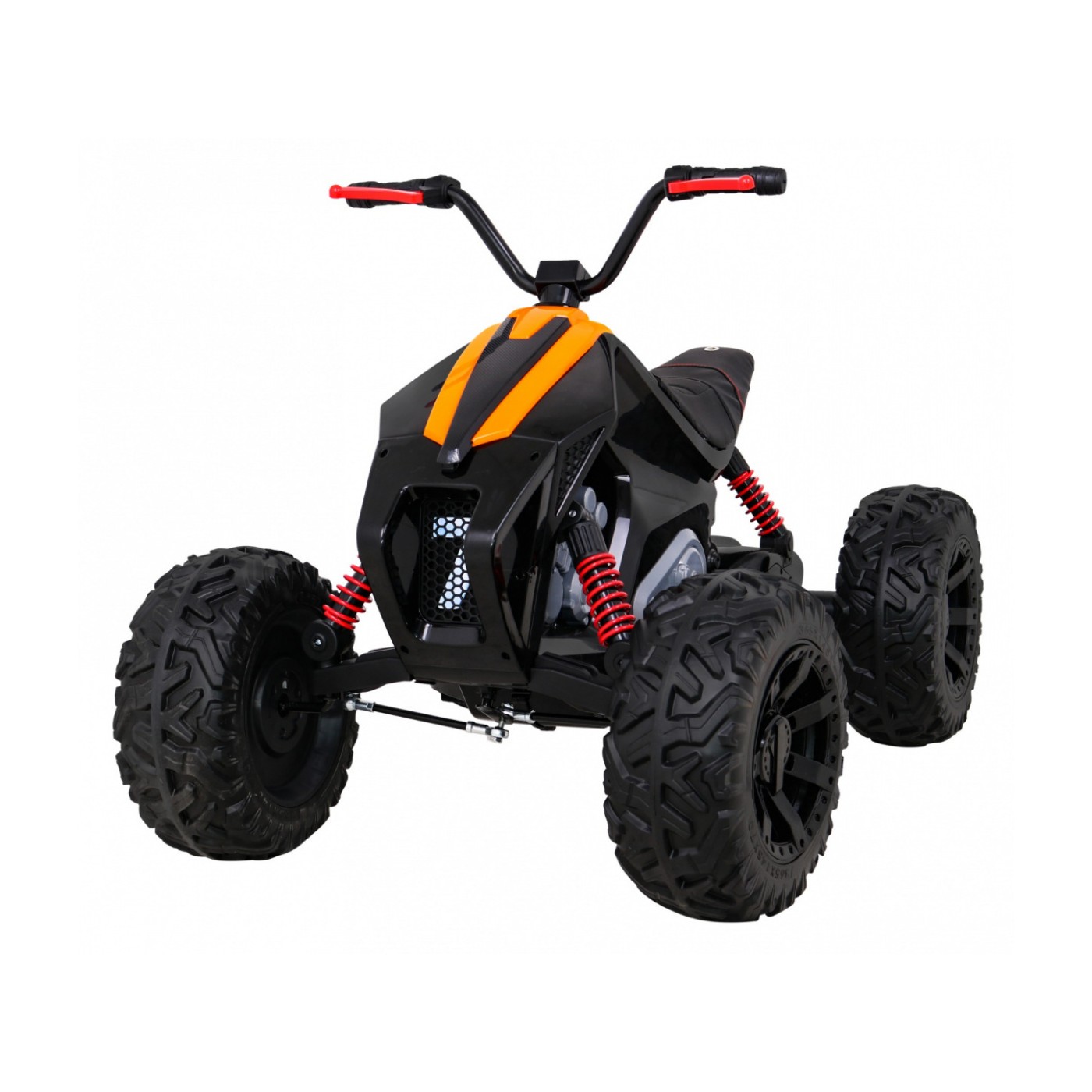 Quad Lucky Seven dobíjecí černá EVA kola pomalý start LED MP3 USB