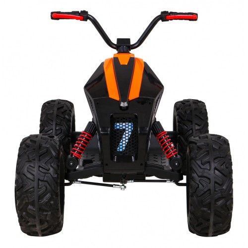Quad Lucky Seven dobíjecí černá EVA kola pomalý start LED MP3 USB