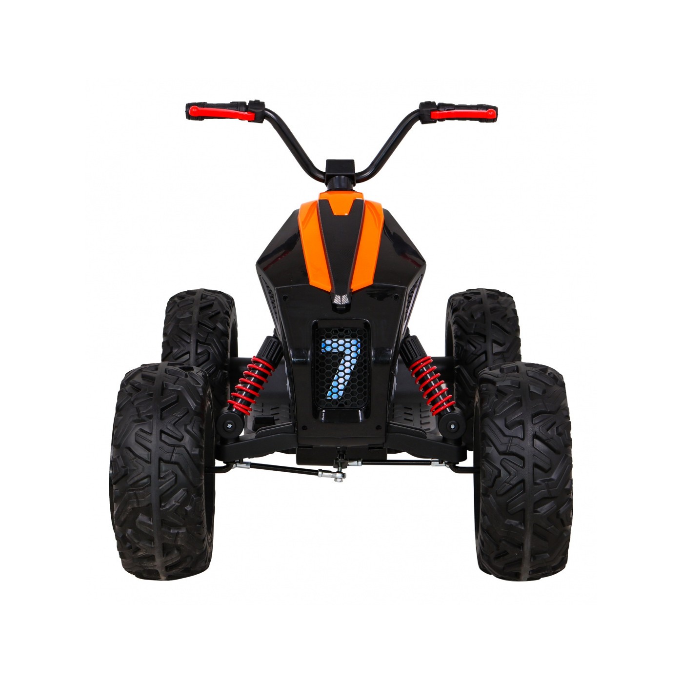 Quad Lucky Seven dobíjecí černá EVA kola pomalý start LED MP3 USB