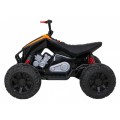 Quad Lucky Seven dobíjecí černá EVA kola pomalý start LED MP3 USB