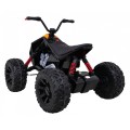 Quad Lucky Seven dobíjecí černá EVA kola pomalý start LED MP3 USB