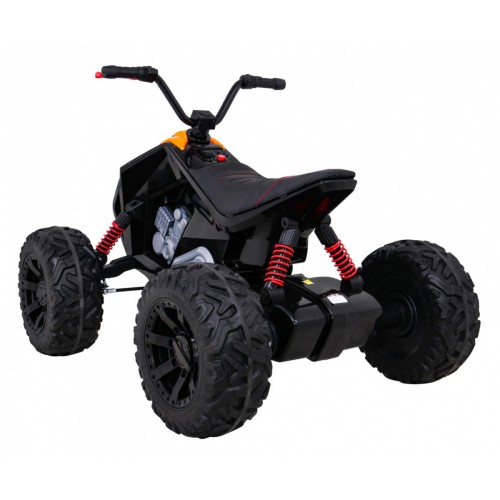 Quad Lucky Seven dobíjecí černá EVA kola pomalý start LED MP3 USB