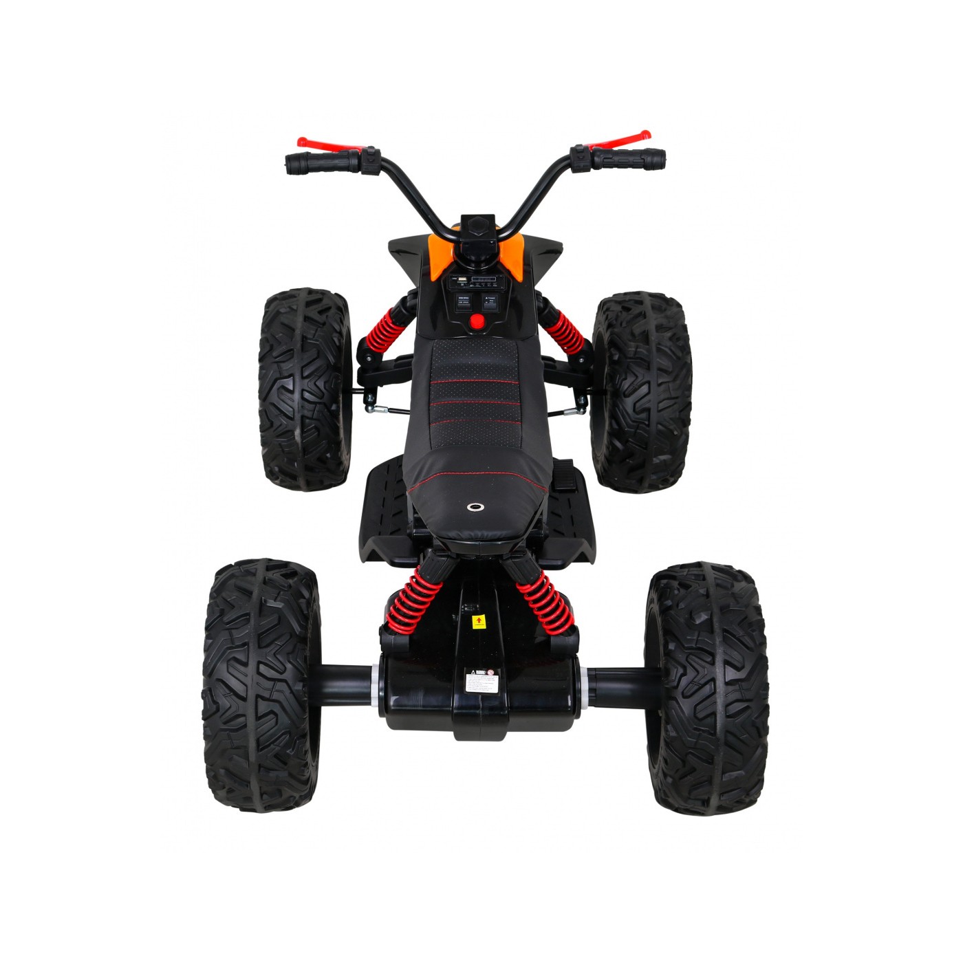 Quad Lucky Seven dobíjecí černá EVA kola pomalý start LED MP3 USB