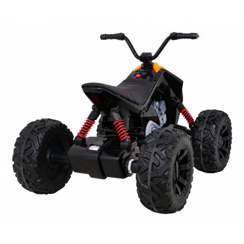 Quad Lucky Seven dobíjecí černá EVA kola pomalý start LED MP3 USB