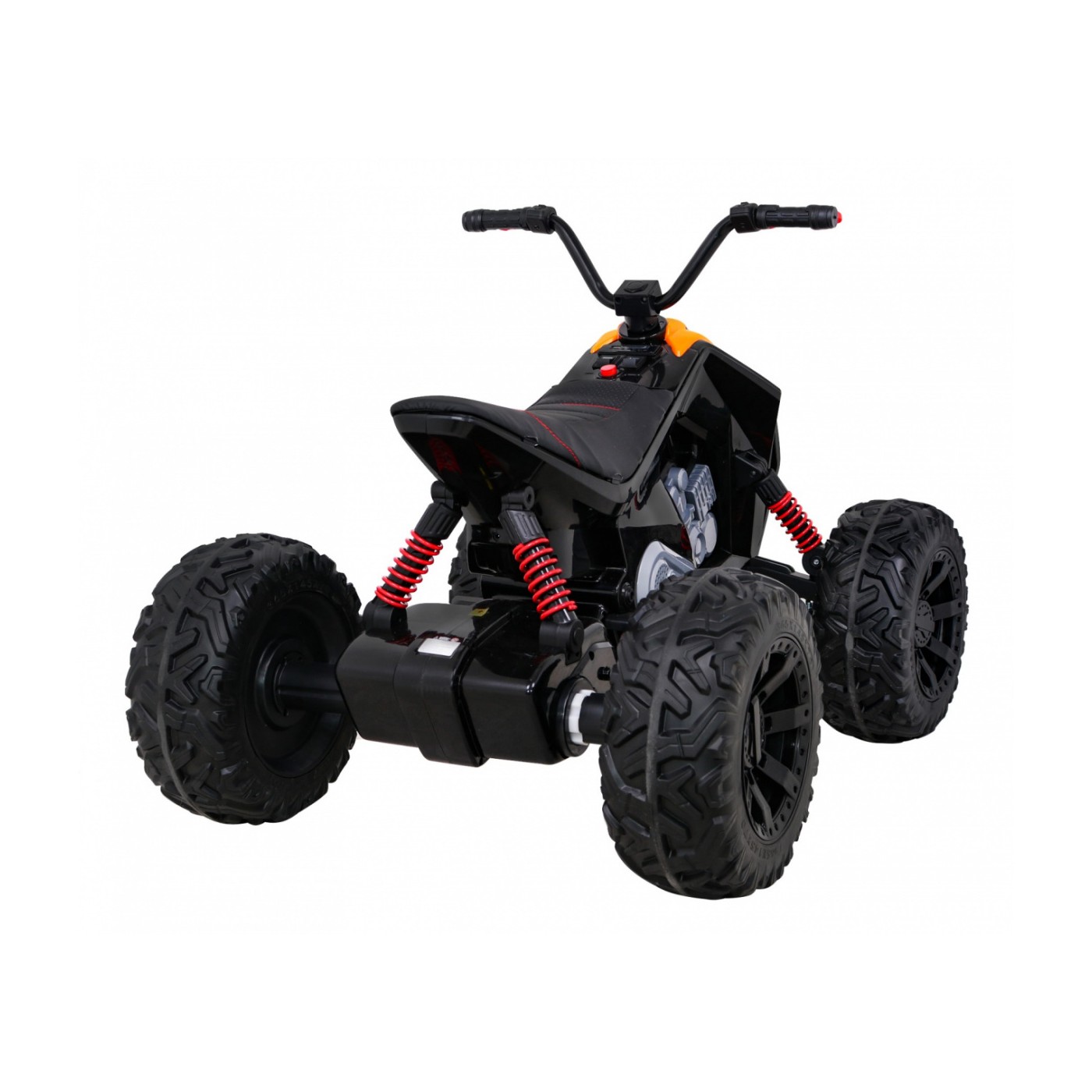 Quad Lucky Seven dobíjecí černá EVA kola pomalý start LED MP3 USB