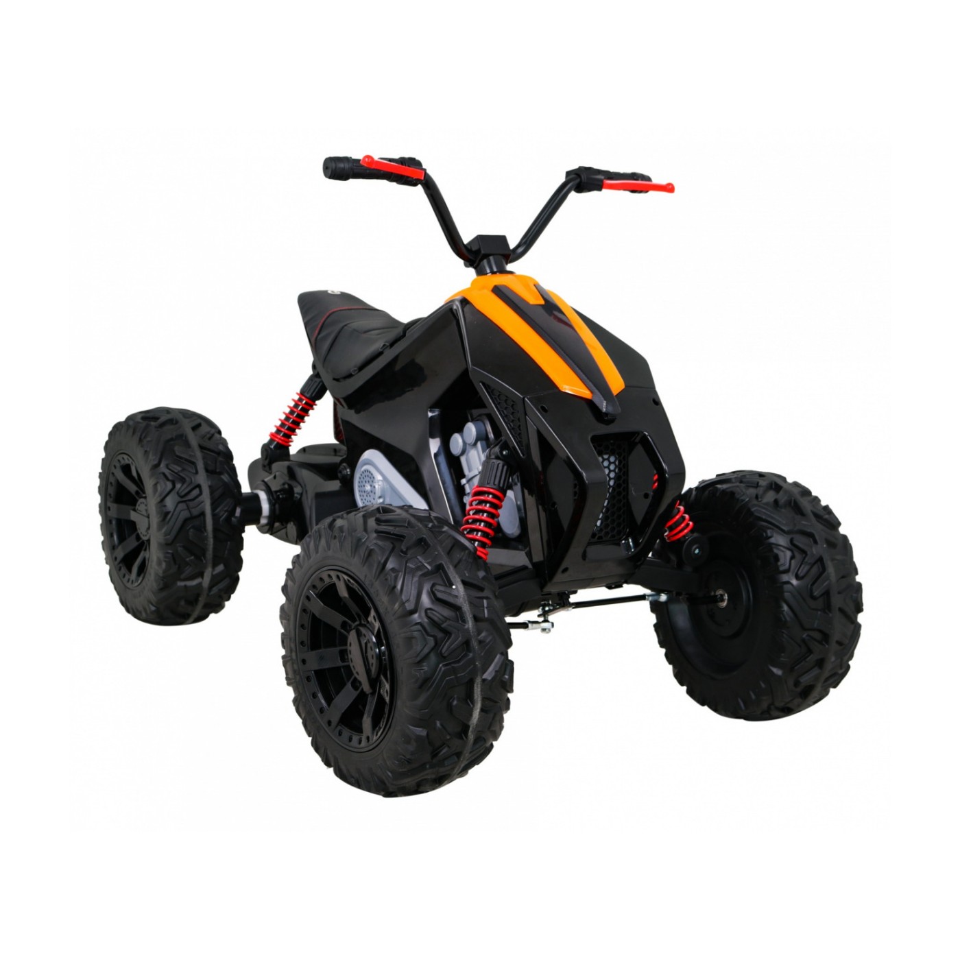 Quad Lucky Seven dobíjecí černá EVA kola pomalý start LED MP3 USB