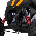 Quad Lucky Seven dobíjecí černá EVA kola pomalý start LED MP3 USB
