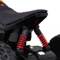 Quad Lucky Seven dobíjecí černá EVA kola pomalý start LED MP3 USB