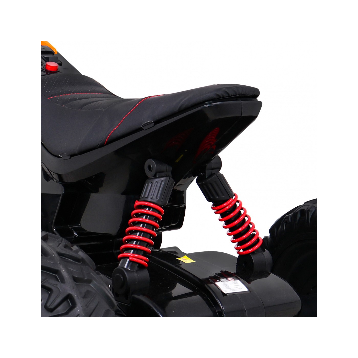 Quad Lucky Seven dobíjecí černá EVA kola pomalý start LED MP3 USB