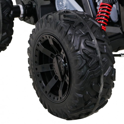 Quad Lucky Seven dobíjecí černá EVA kola pomalý start LED MP3 USB