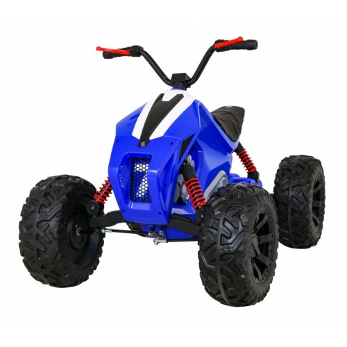 Quad Lucky Seven dobíjecí modrá EVA kola pomalý start LED MP3 USB