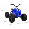 Quad Lucky Seven dobíjecí modrá EVA kola pomalý start LED MP3 USB