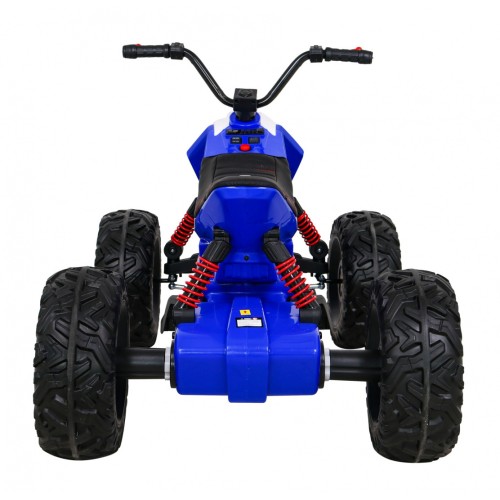 Quad Lucky Seven dobíjecí modrá EVA kola pomalý start LED MP3 USB