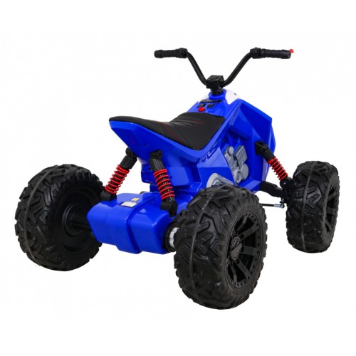 Quad Lucky Seven dobíjecí modrá EVA kola pomalý start LED MP3 USB