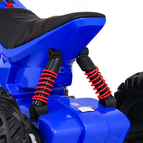 Quad Lucky Seven dobíjecí modrá EVA kola pomalý start LED MP3 USB