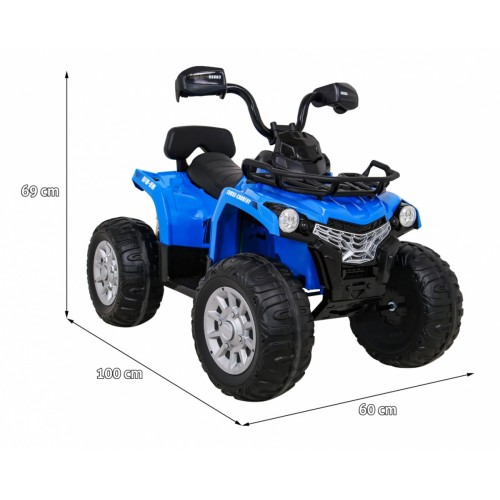 Modré vozidlo Quad Madman