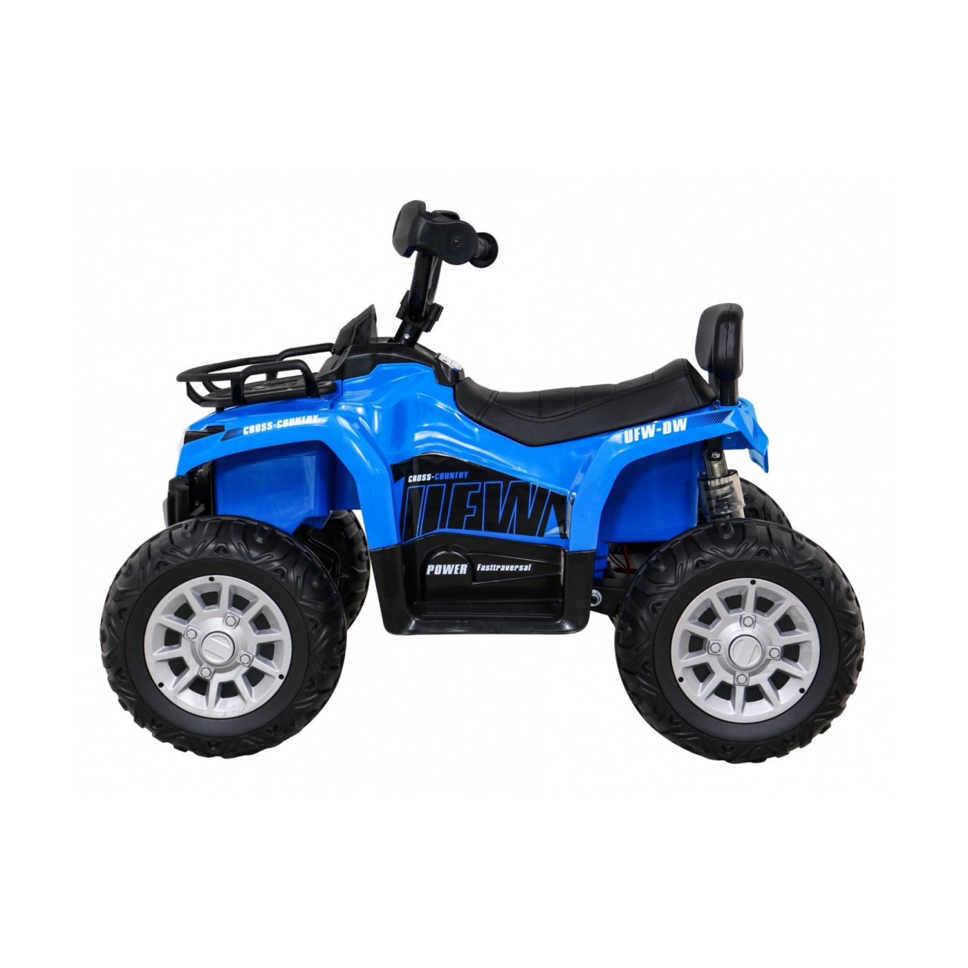 Modré vozidlo Quad Madman