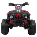 Quad Maverick 4x4 Elektrické dětské vozidlo Červená EVA kola Audio Panel LED