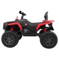 Quad Maverick 4x4 Elektrické dětské vozidlo Červená EVA kola Audio Panel LED