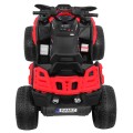 Quad Maverick 4x4 Elektrické dětské vozidlo Červená EVA kola Audio Panel LED