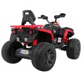 Quad Maverick 4x4 Elektrické dětské vozidlo Červená EVA kola Audio Panel LED