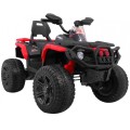 Quad Maverick 4x4 Elektrické dětské vozidlo Červená EVA kola Audio Panel LED