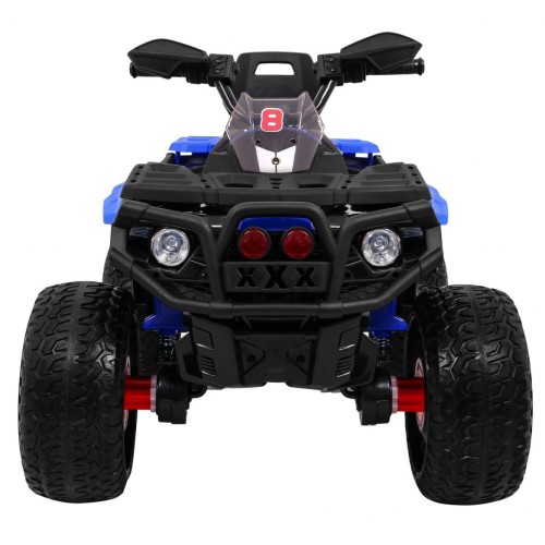 Quad Maverick 4x4 Elektrické dětské vozidlo Modrá EVA kola Audio Panel LED