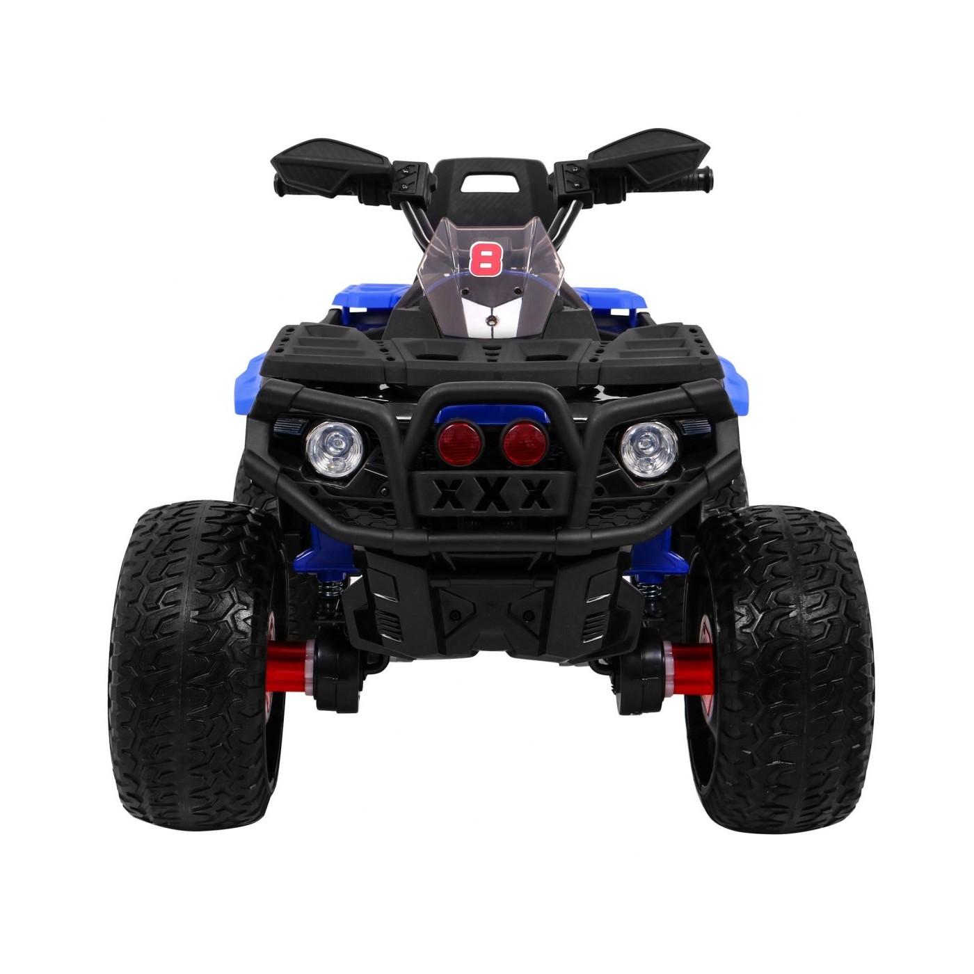 Quad Maverick 4x4 Elektrické dětské vozidlo Modrá EVA kola Audio Panel LED