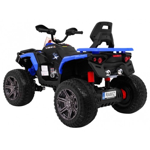 Quad Maverick 4x4 Elektrické dětské vozidlo Modrá EVA kola Audio Panel LED