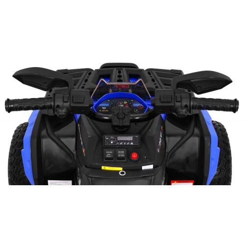 Quad Maverick 4x4 Elektrické dětské vozidlo Modrá EVA kola Audio Panel LED