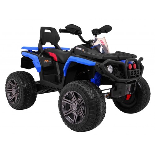 Quad Maverick 4x4 Elektrické dětské vozidlo Modrá EVA kola Audio Panel LED