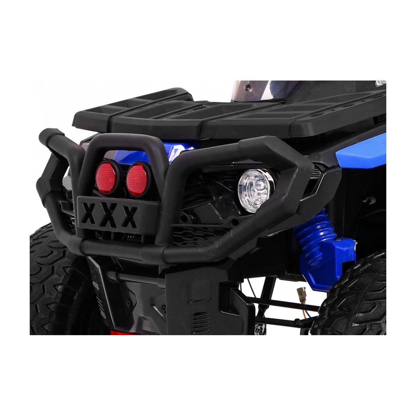 Quad Maverick 4x4 Elektrické dětské vozidlo Modrá EVA kola Audio Panel LED