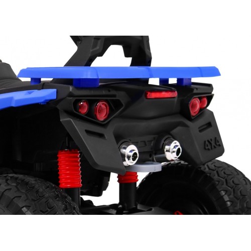 Quad Maverick 4x4 Elektrické dětské vozidlo Modrá EVA kola Audio Panel LED