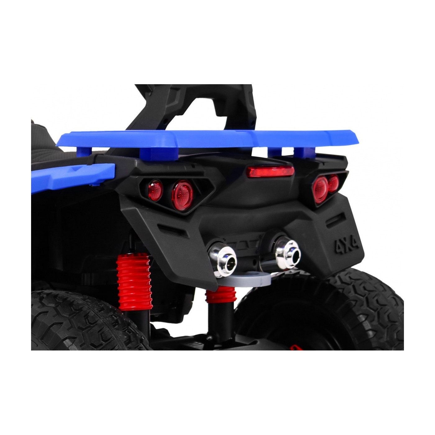 Quad Maverick 4x4 Elektrické dětské vozidlo Modrá EVA kola Audio Panel LED